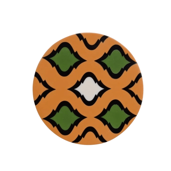 RESIN COASTER ROUND SHAPE (COLOR)